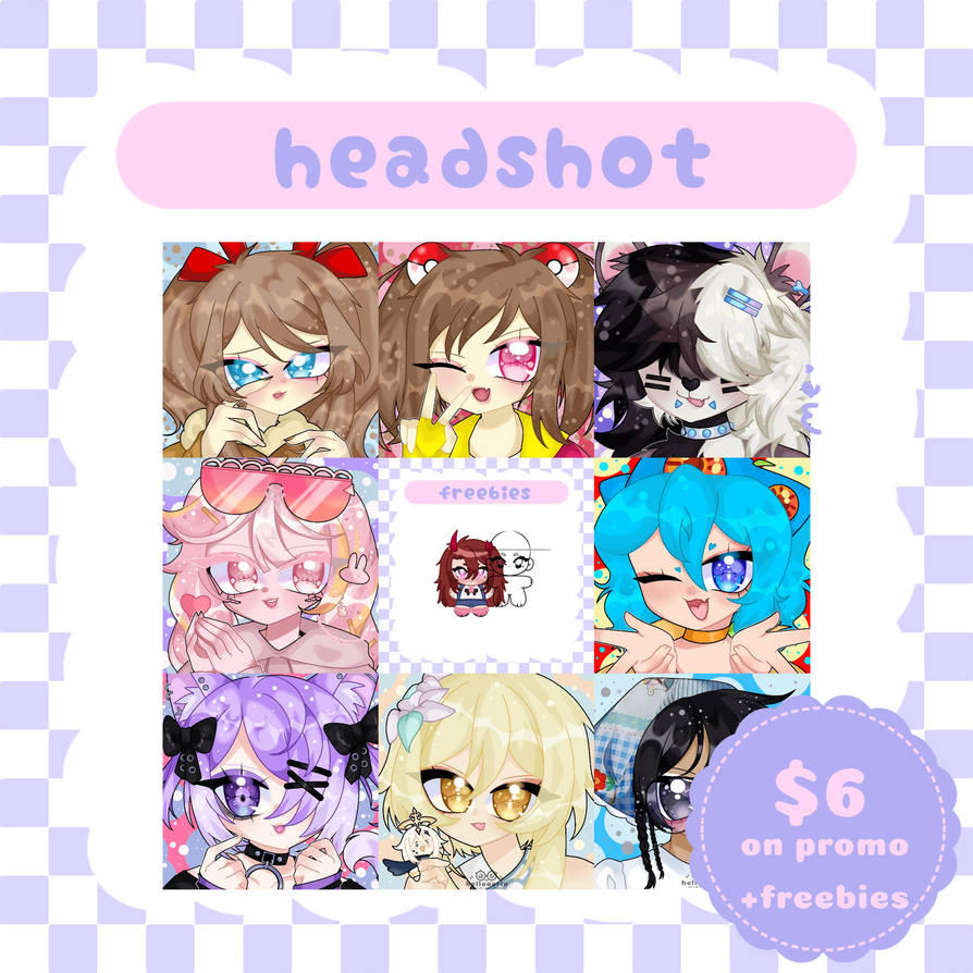 HEADSHOT on promo | $6+ new freebie by helloaerin on DeviantArt