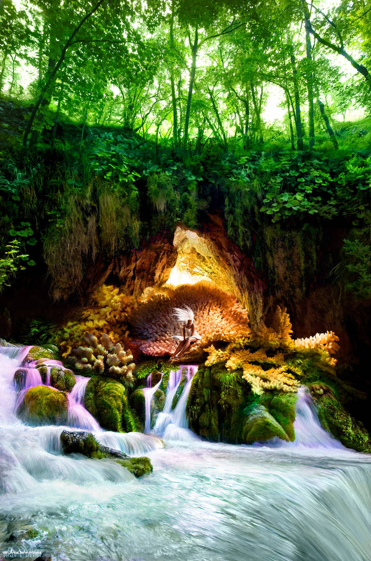 Halcyon falls by alexiuss
