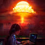 Lofi nuclear war to relax and study to