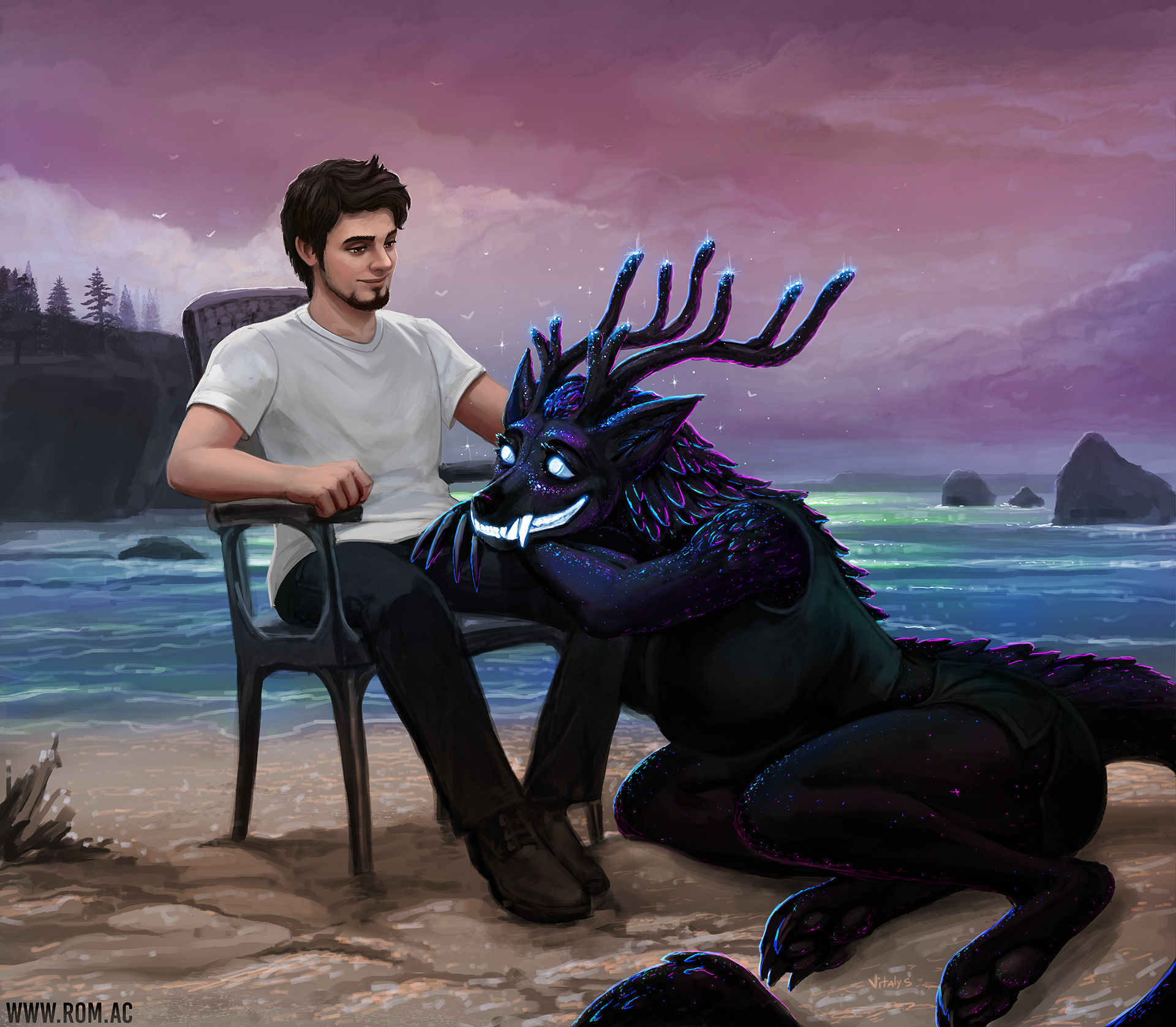 Beach cuddle