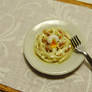 Japanese Carbonara with Poached Egg