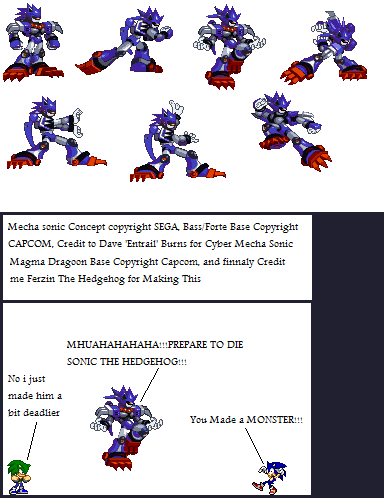WIP) Mecha Sonic Sprites, But With Gray by BluerSonic on DeviantArt