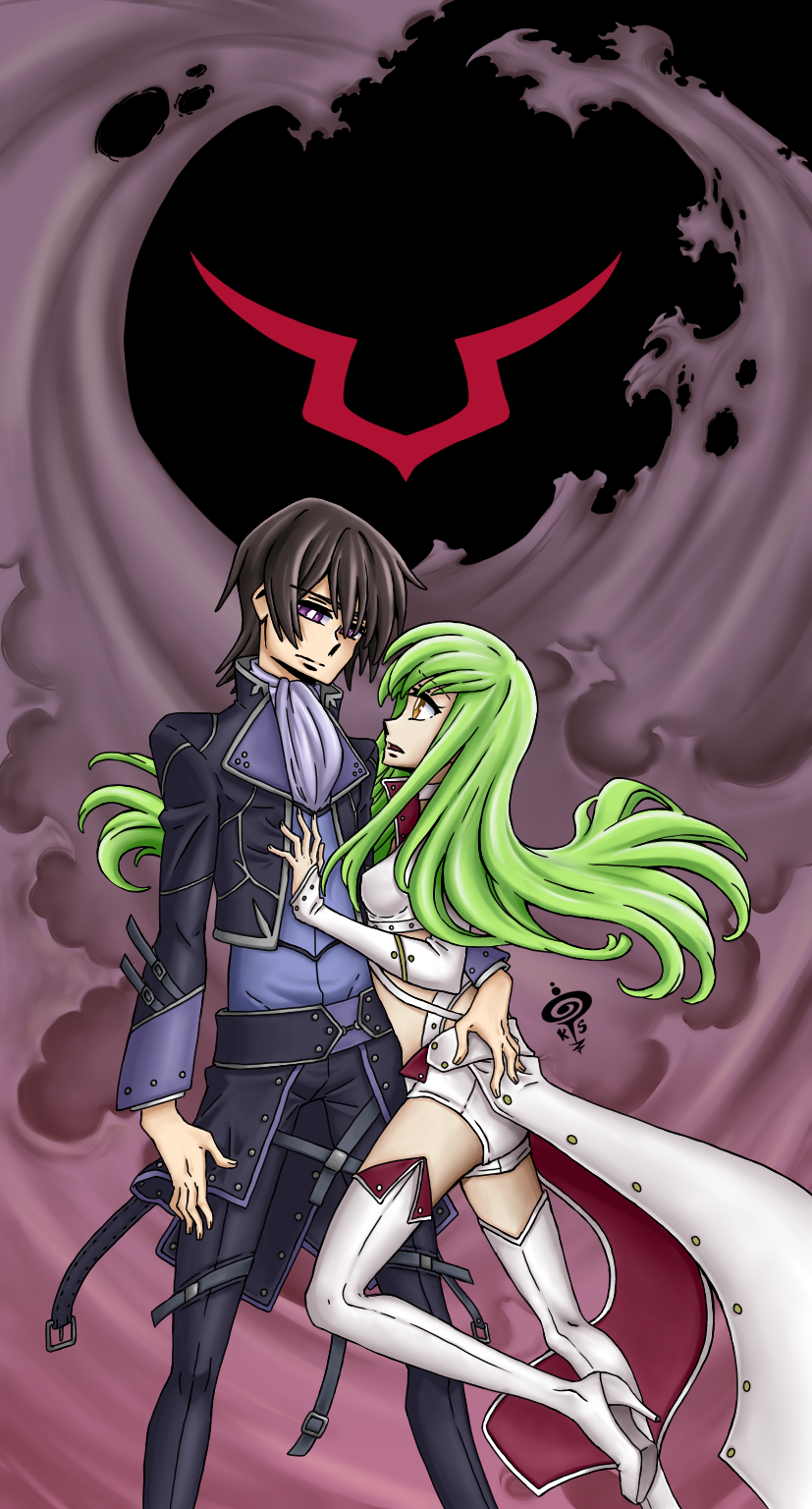 Lelouch and C.C. Wallpaper by xXxArsenicxXx on DeviantArt