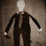 Slenderman plush sepia 2