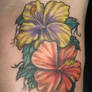 hibiscus flowers tattoo