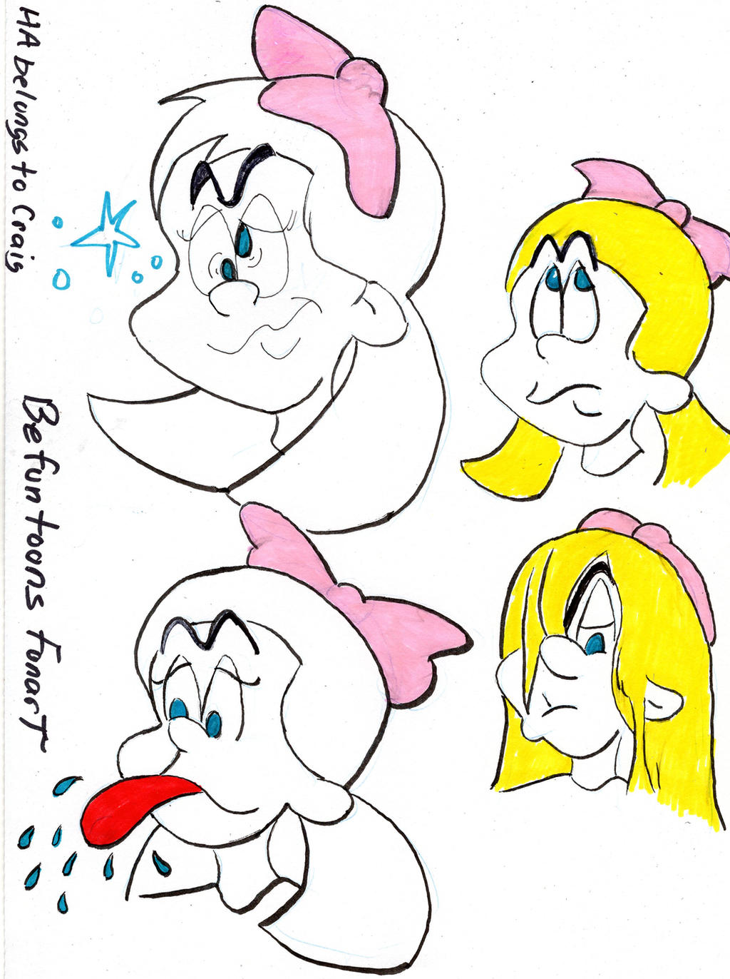 Helga Face More Helga Faces (2) by befuntoons on DeviantArt