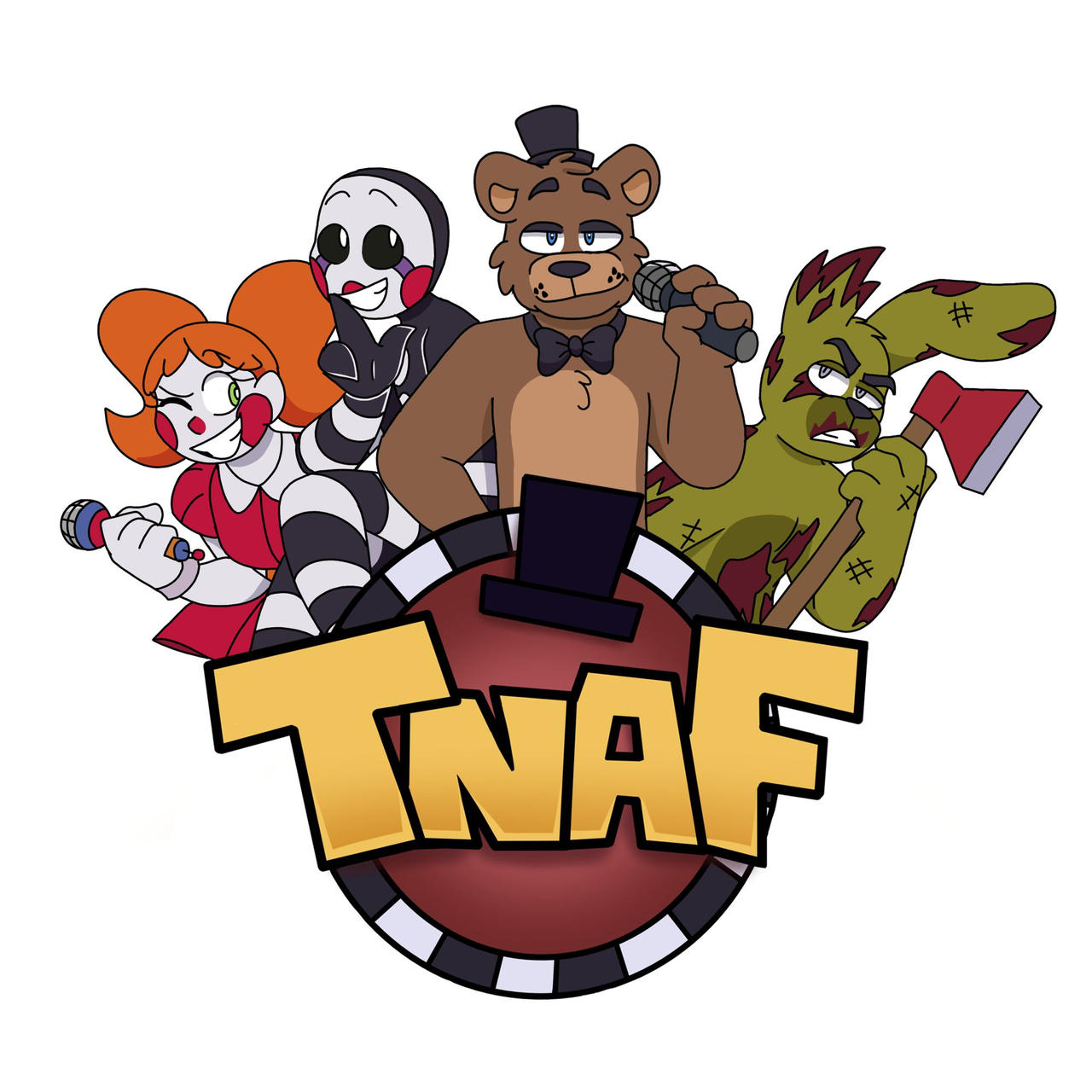 Tnafapi2 TNAF-Logo y Personajes by TizzFunix on DeviantArt
