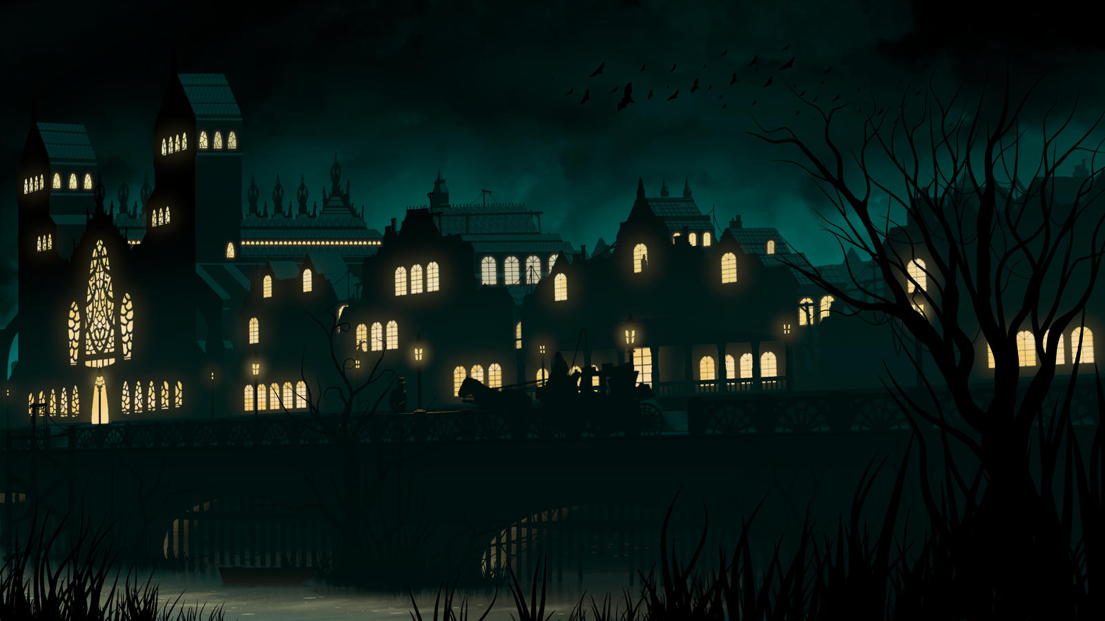 Riverside, An Evening Stroll. by Sevenics on DeviantArt
