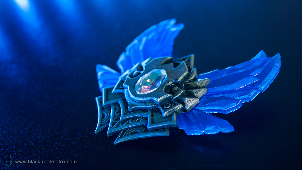 League of Legends Diamond Badge - hand made by blackmaskedfox