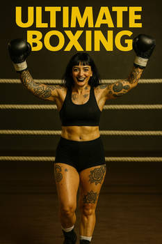 Alice making the front page of ultimate boxing