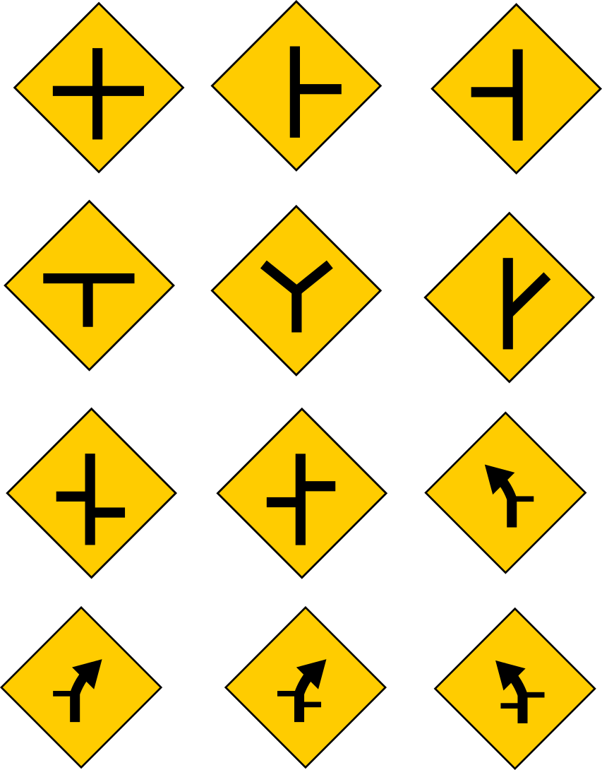 Intersection Signs by TheSuperArtWorks on DeviantArt