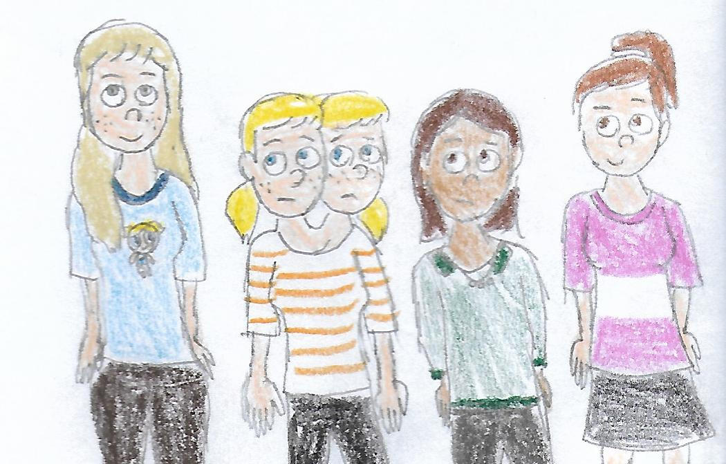 Derrie, Lisbeth, Lyndsey, Adriana and Unice by TheSuperArtWorks on ...