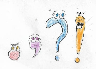 Exclamation Point Coma Period, Comma, Questionmark and Exclamation Point by TheSuperArtWorks ...