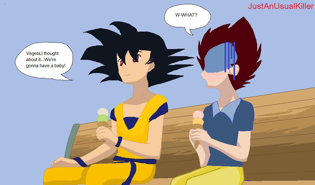 o dia que Goku humilhou os dois filhos 😼 #goku #vegeta #baby