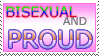 Bisexual and proud stamp by deviantStamps