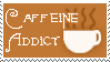 Caffeine addict stamp by deviantStamps