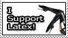 I support latex stamp by deviantStamps