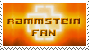 Rammstein fan stamp