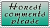 Honest Comments stamp
