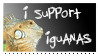 I support Iguanas Stamp