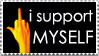 I support MYSELF Stamp