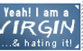 I'm a virgin 2 stamp