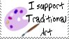 Support traditional art stamp