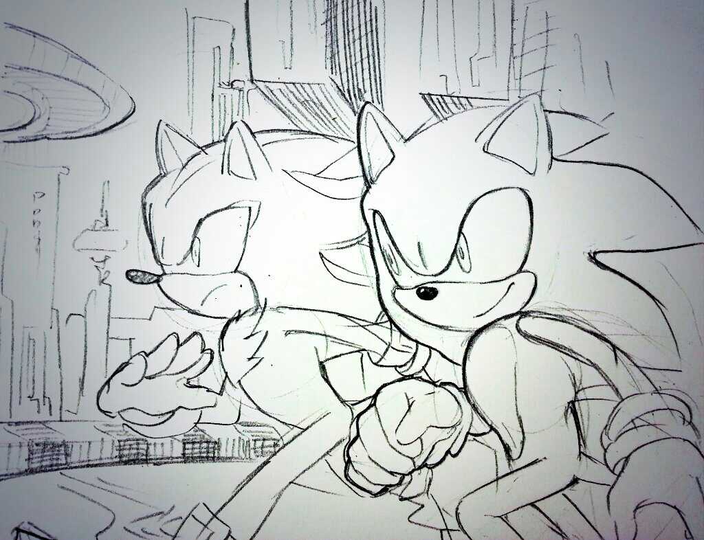 Sonic VS Shadow