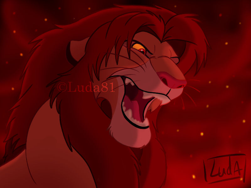 Simba Angry Deviantart Angry Simba by Luda81 on DeviantArt