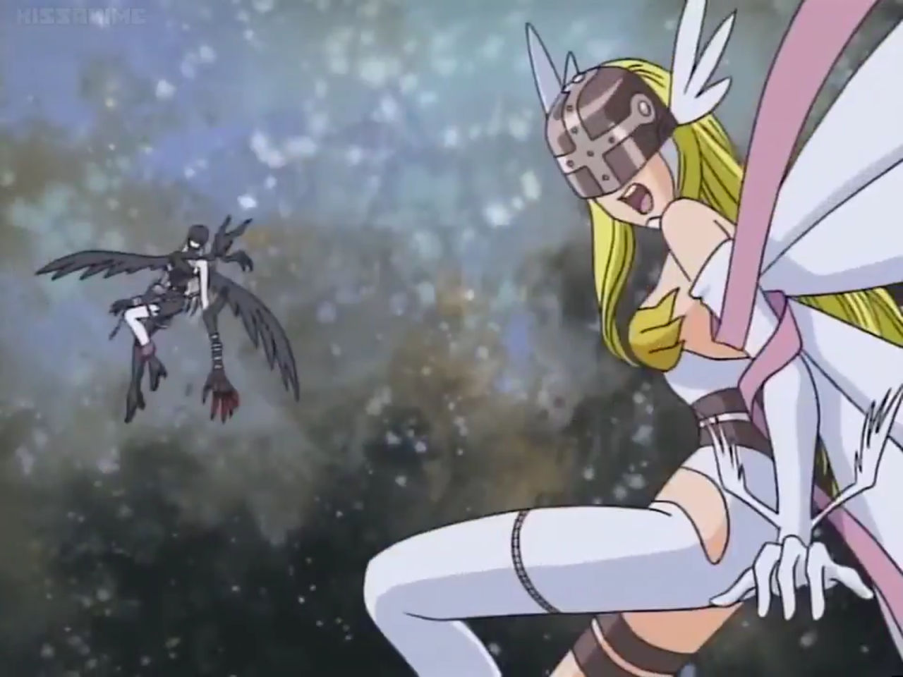 Angewomon vs Ladydevimon by Tatsunokoisthebest on DeviantArt