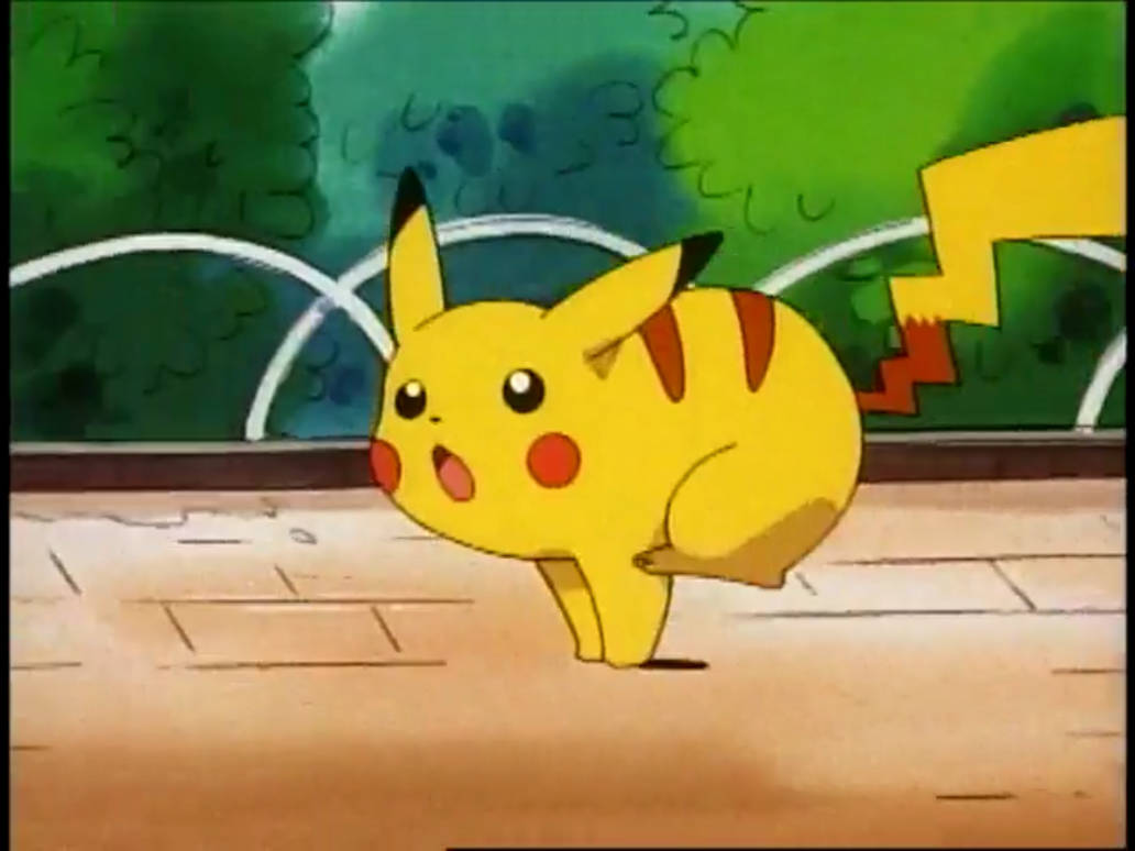 Pikachu running by Tatsunokoisthebest on DeviantArt