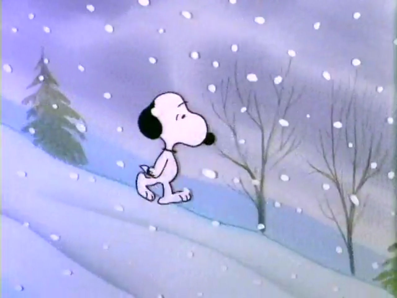Snoopy in the snow by Tatsunokoisthebest on DeviantArt
