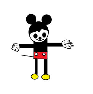 Mickey Mouse drawing