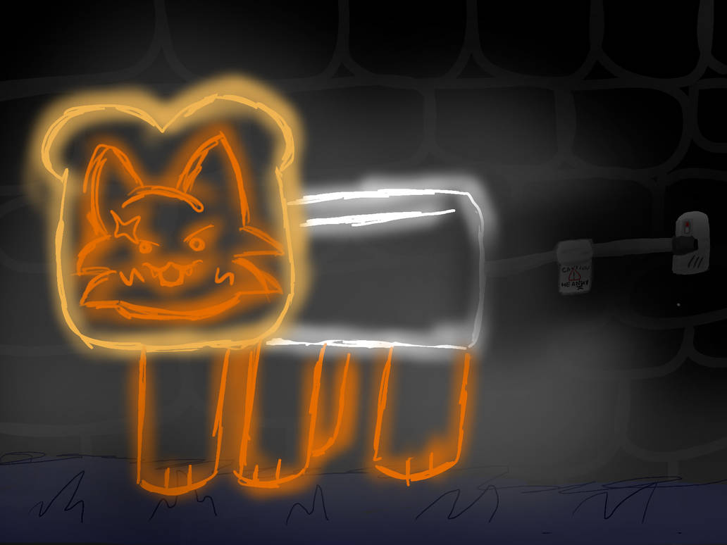 light-up toaster cat by LozBoi64 on DeviantArt