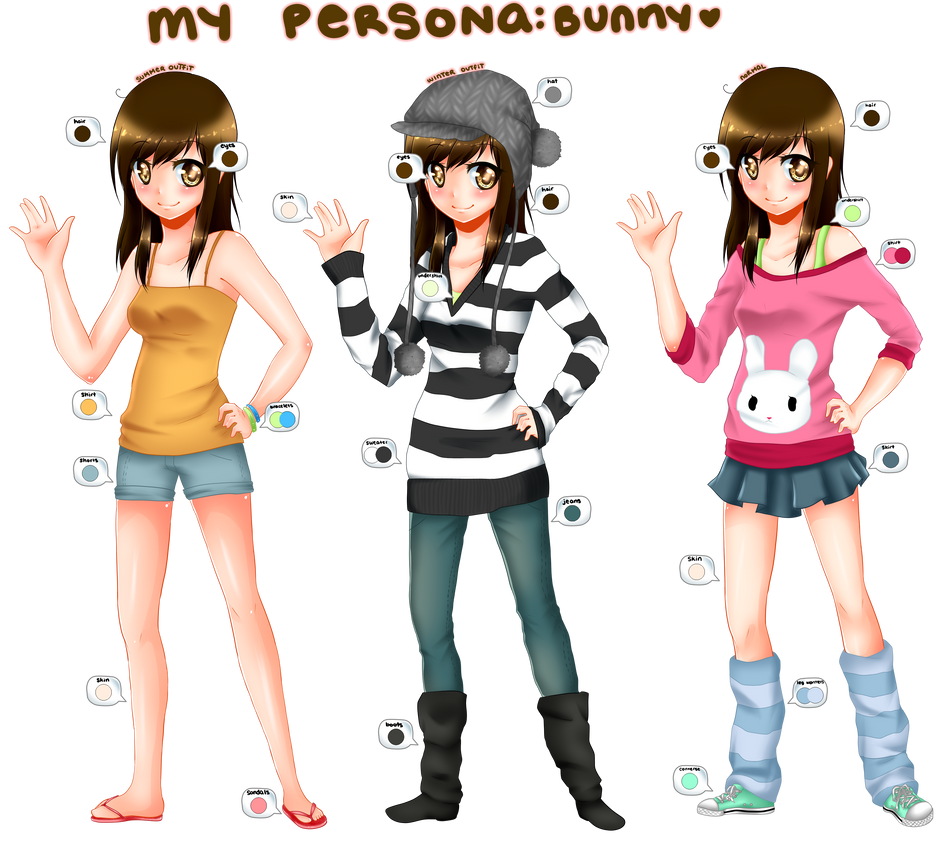 My persona: Bunny by bunnymonstur