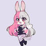 Chibi furry bunny pink