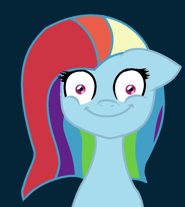 Rainbow Dash - Insane Face