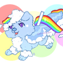 OTA with AB (CLOSED): Cloud and Rainbow Cake Pup