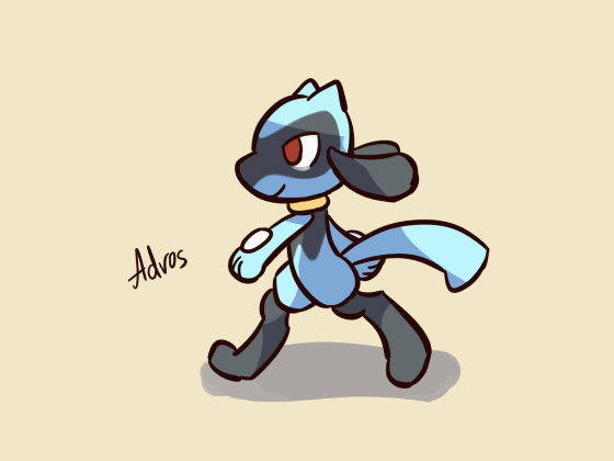 Advos Riolue Riolu Walk Cycle by Advos467 on DeviantArt