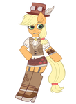 Steampunk Applejack by Noah-Nyan