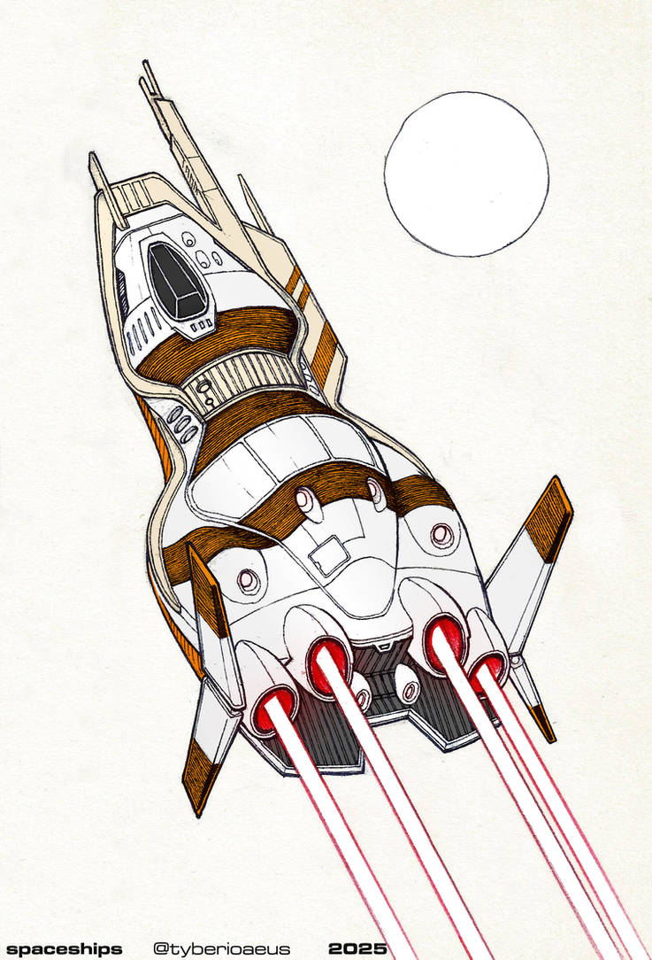 Starship Deviantart Vector spaceship by tyberioaeus on DeviantArt