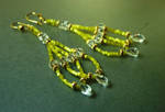 Seed bead earrings - 1 -