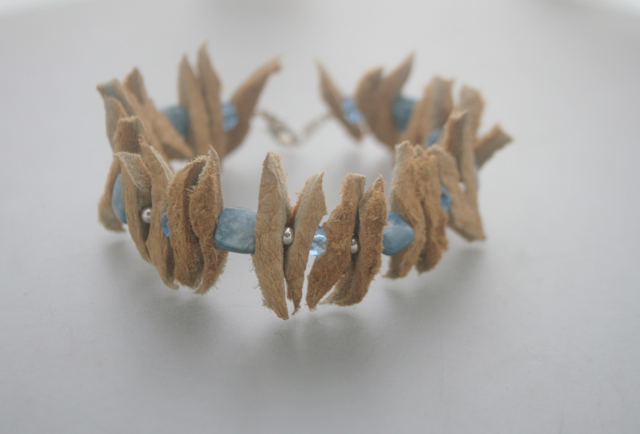 Sea urchin - Alaska native moose bracelet