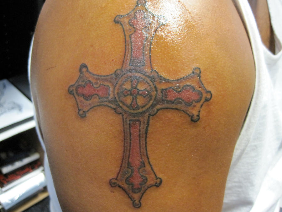Cross Tattoo by angrypandaink on DeviantArt