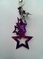 purple stars charm