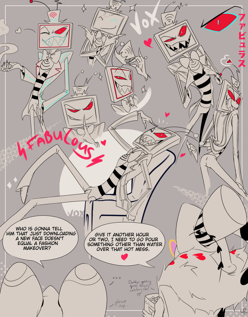 Muwing Hazbin Hotel Vox Fresh New Look by CPRKaaroo on DeviantArt
