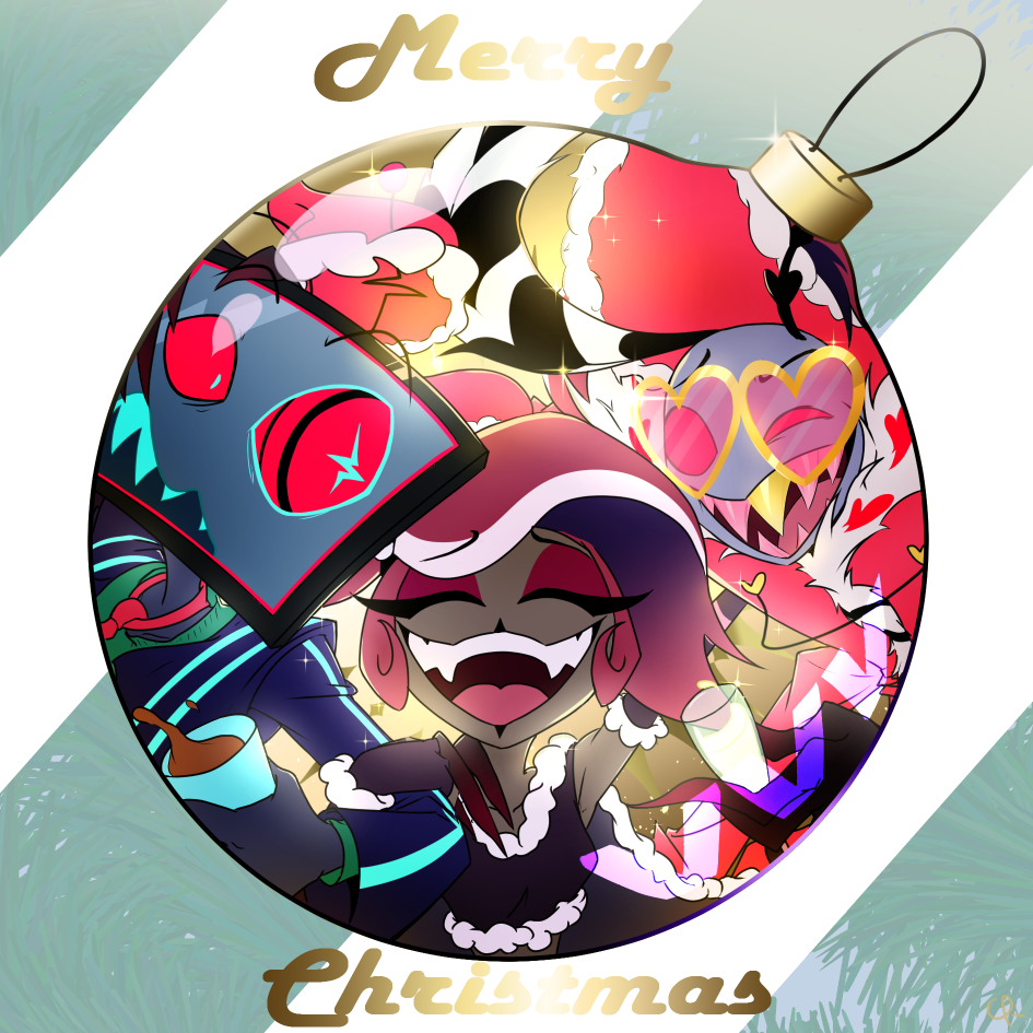 Hazbin Hotel Christmasball Vees by CPRKaaroo on DeviantArt