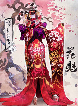 Hazbin Valentino Oiran Kimono