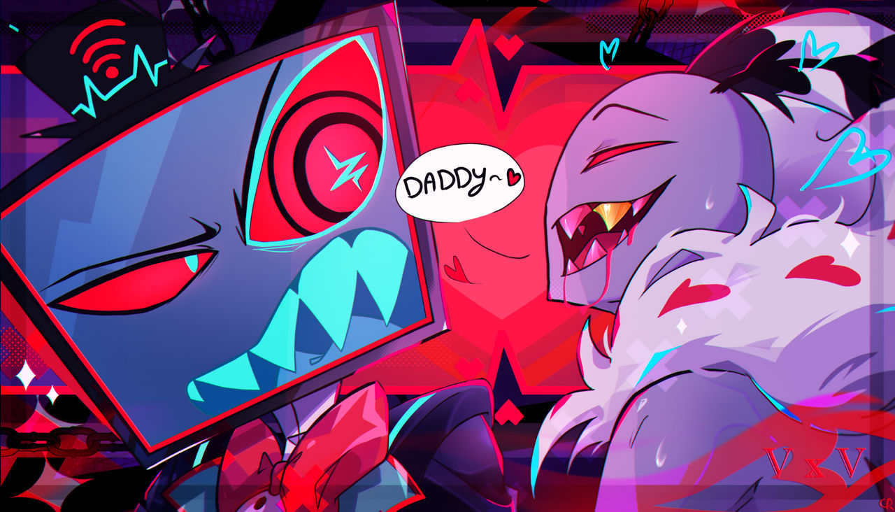 Hazbin Hotel Vox X Valentino Daddy By CPRKaaroo On DeviantArt hazbin-hotel-vox-x-valentino-daddy-by-cprkaaroo-on-deviantart