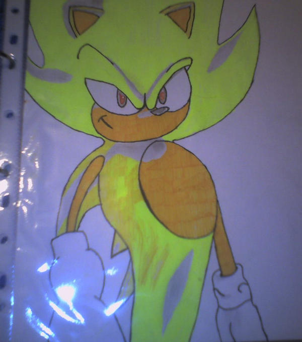 Super Sonic Doodle by aoablade2000 on DeviantArt